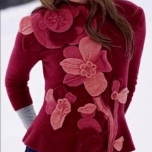 Anthro Sleeping on Snow Armana Jasmine Cardigan M
